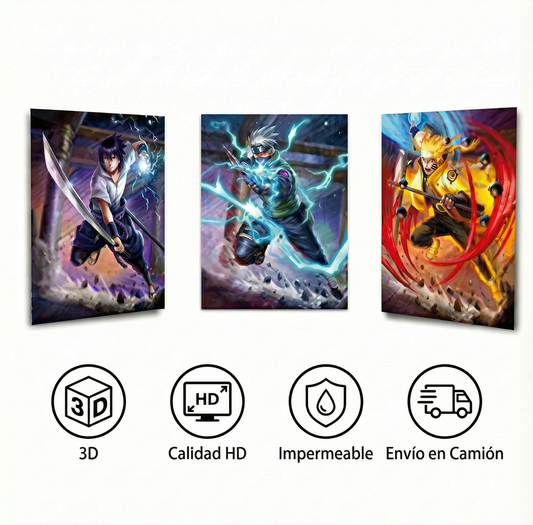 Cuadro 3D - Naruto
